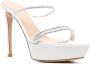 Gianvito Rossi Montecarlo crystal-embellished 130mm sandals White - Thumbnail 2