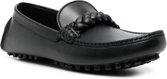 Gianvito Rossi Monza leather loafers Black