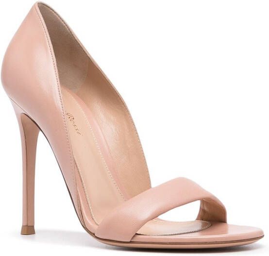 Gianvito Rossi Nappa stiletto sandals Pink