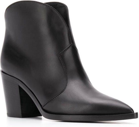 Gianvito Rossi Nevada 75mm ankle boots Black