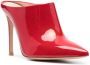 Gianvito Rossi Nova pointed toe 110mm mules Red - Thumbnail 2
