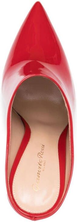 Gianvito Rossi Nova pointed toe 110mm mules Red