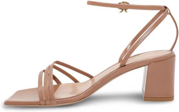 Gianvito Rossi Nuit 55mm leather sandals Brown