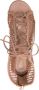 Gianvito Rossi open-knit lace-up sandals Pink - Thumbnail 4