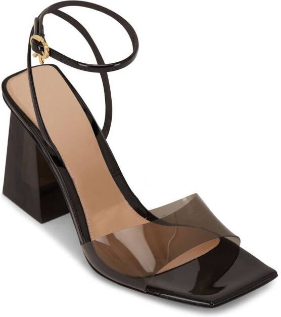 Gianvito Rossi open-toe leather sandals Black