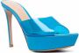 Gianvito Rossi open-toe leather sandals Blue - Thumbnail 2