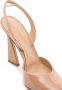 Gianvito Rossi patent leather 105mm slingback pumps Neutrals - Thumbnail 4