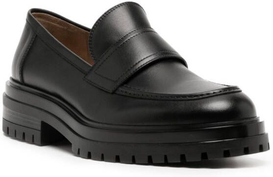 Gianvito Rossi Paul chunky loafers Black