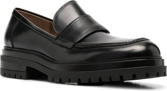 Gianvito Rossi Paulo chunky-sole loafers Black
