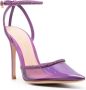 Gianvito Rossi Plexi 110mm crystal-embellished pumps Purple - Thumbnail 2