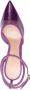 Gianvito Rossi Plexi 110mm crystal-embellished pumps Purple - Thumbnail 4