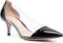 Gianvito Rossi Plexi 55mm patent leather pumps Black - Thumbnail 2