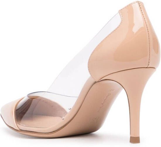 Gianvito Rossi 70mm Plexi pumps Neutrals