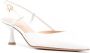 Gianvito Rossi point toe slingback leather pumps White - Thumbnail 2