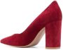 Gianvito Rossi Piper 85mm suede pumps Red - Thumbnail 3