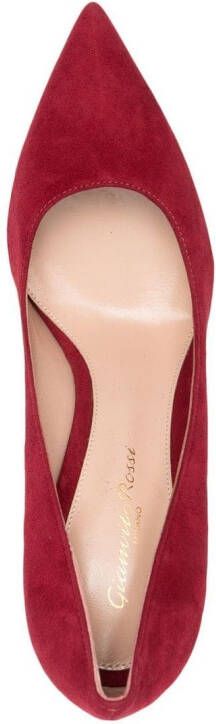 Gianvito Rossi Piper 85mm suede pumps Red