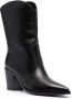 Gianvito Rossi pointed leather boots Black - Thumbnail 2