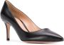 Gianvito Rossi pointed mid-heel pumps Black - Thumbnail 2