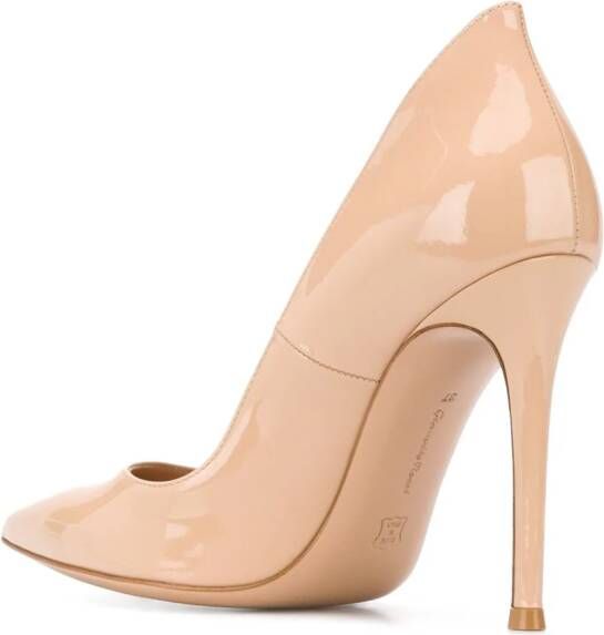 Gianvito Rossi pointed toe 110mm pumps Neutrals