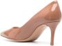 Gianvito Rossi pointed-toe 70mm leather pumps Neutrals - Thumbnail 3