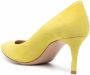 Gianvito Rossi Gianvito 70mm suede pumps Yellow - Thumbnail 3
