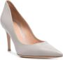 Gianvito Rossi pointed-toe 90mm leather pumps Grey - Thumbnail 2
