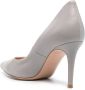 Gianvito Rossi pointed-toe 90mm leather pumps Grey - Thumbnail 3