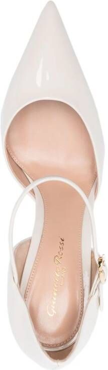 Gianvito Rossi pointed-toe 90mm leather pumps White
