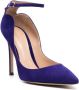 Gianvito Rossi pointed-toe ankle strap 105mm pumps Purple - Thumbnail 2