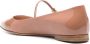 Gianvito Rossi pointed-toe buckle-strap ballerina shoes Neutrals - Thumbnail 3