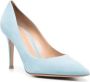 Gianvito Rossi pointed toe suede pumps Blue - Thumbnail 2
