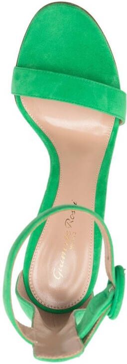 Gianvito Rossi Portofino 105mm suede sandals Green