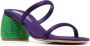 Gianvito Rossi rhinestone-embellished 75mm sandals Purple - Thumbnail 2