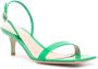 Gianvito Rossi Ribbon 55mm patent leather kitten sandals Green - Thumbnail 2