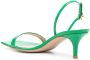 Gianvito Rossi Ribbon 55mm patent leather kitten sandals Green - Thumbnail 3