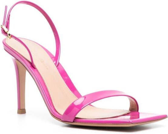 Gianvito Rossi Ribbon 85mm stiletto sandals Pink