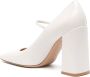 Gianvito Rossi Ribbon 95mm leather Mary Jane pumps White - Thumbnail 3