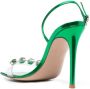 Gianvito Rossi Ribbon Candy 105mm sandals Green - Thumbnail 3