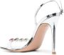 Gianvito Rossi Ribbon Candy 85mm crystal-embellished sandals Silver - Thumbnail 3