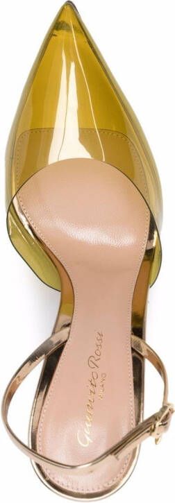 Gianvito Rossi Ribbon D-Orsay pointed pumps Yellow