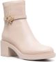 Gianvito Rossi Ribbon Dumont 45mm leather boots Neutrals - Thumbnail 2