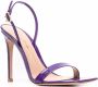 Gianvito Rossi Ribbon open-toe heeled leather sandals Purple - Thumbnail 2