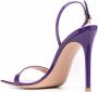 Gianvito Rossi Ribbon open-toe heeled leather sandals Purple - Thumbnail 3