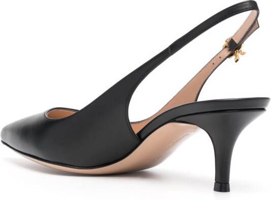 Gianvito Rossi Ribbon 55mm slingback pumps Black