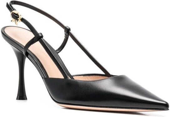 Gianvito Rossi Ascent 85mm slingback pumps Black