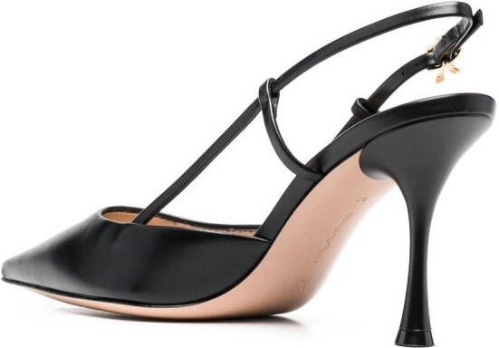 Gianvito Rossi Ascent 85mm slingback pumps Black