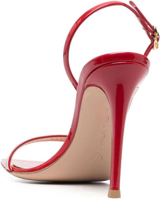 Gianvito Rossi Ribbon Stiletto 105mm sandals Red