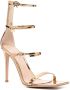 Gianvito Rossi Ribbon Uptown 105mm strappy sandals Gold - Thumbnail 2