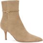Gianvito Rossi Ribbon Ville 70mm suede boots Brown - Thumbnail 2