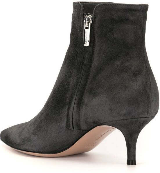 Gianvito Rossi Riccas suede ankle boots Grey